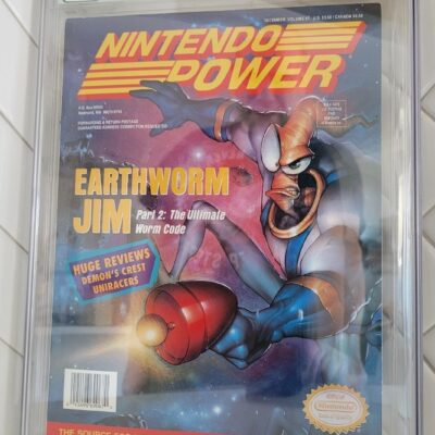 Graded Nintendo Power Earthworm Jim Issue