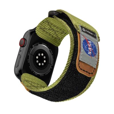 NEW NASA Licensed Rugged Nylon Leather Sports Strap With Woven Loop Design