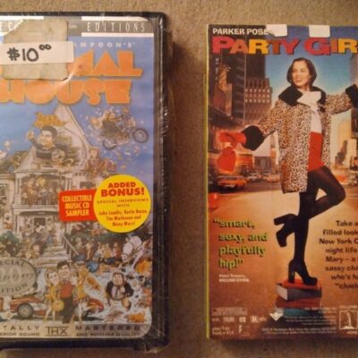 SEALED Brand  New Party Girl and Animal House VHS Lot