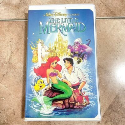 RARE Disney The Little Mermaid VHS 1989 Diamond Edition Banded cover edition