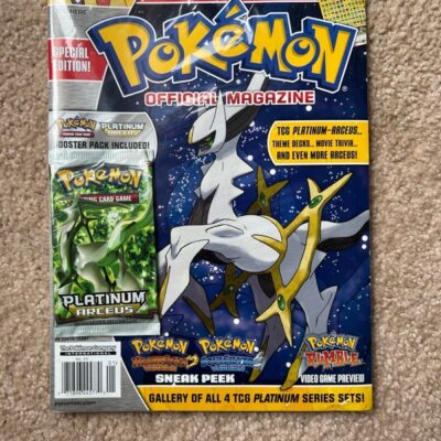 Platinum Arceus Magazine and Booster Pack Sealed