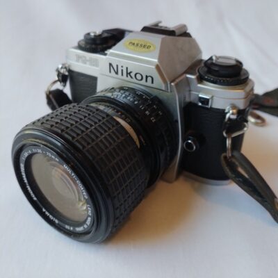 Nikon FG-20 SLR Film Camera & Lens