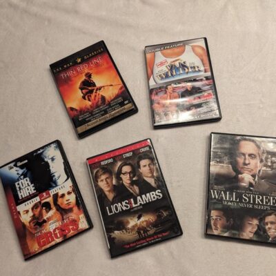Lot of 5 DVDS