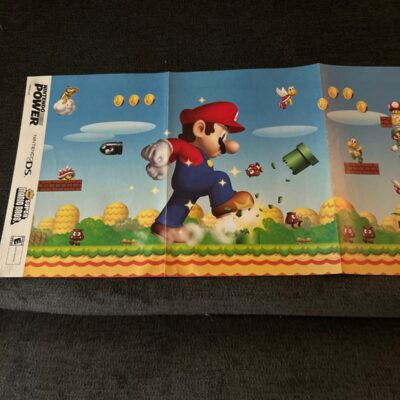 New Super Mario Bros. DS Official Nintendo Power Poster Luigi Koopa Goomba