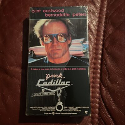 Clint Eastwood Pink Cadillac Warner Home Video vhs sealed