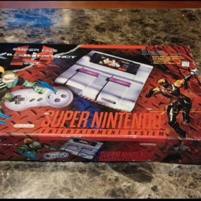 Killer Instinct Super Nintendo Control Set  in Gray 100% complete cd sealed
