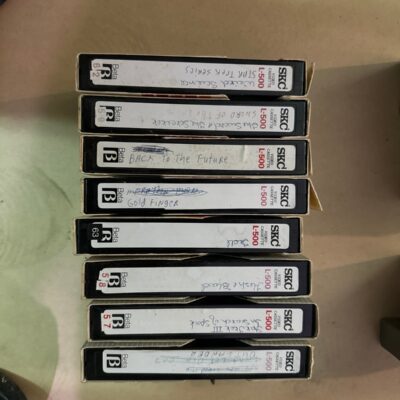 Lot of 8 SKC L500 Betamax  cassettes sold as blanks