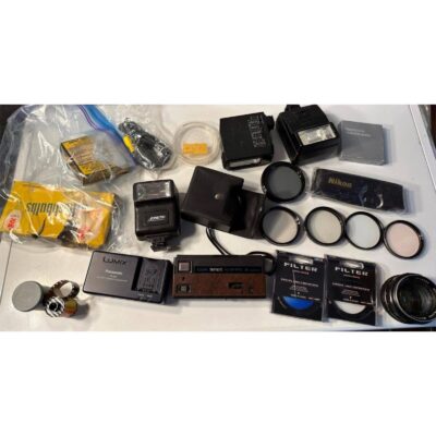 Camera & Photo Accessories Lot #2 – Camera / Lens / Filters / Film ++