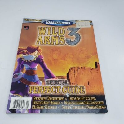 Wild Arms 3 Official Perfect Guide Versus Books Strategy Guide Includes Poster