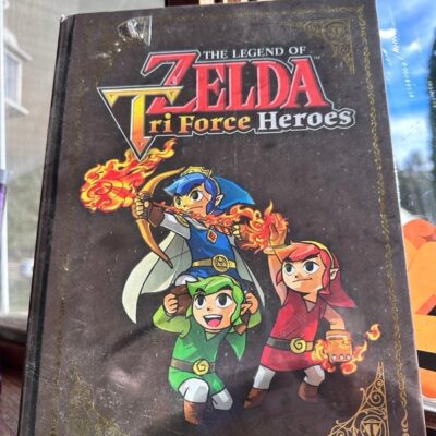 The Legend of Zelda TriForce Heroes Hardcover Guidebook Sealed