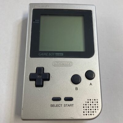 Nintendo Game Boy Pocket MGB-001 Silver Tested & Working Launch Edition