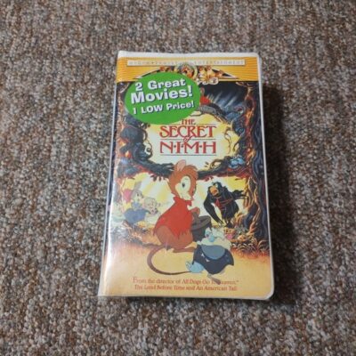 Vintage The Secret of Nimh/ 2 – Two Movie Pack VHS Brand New Sealed