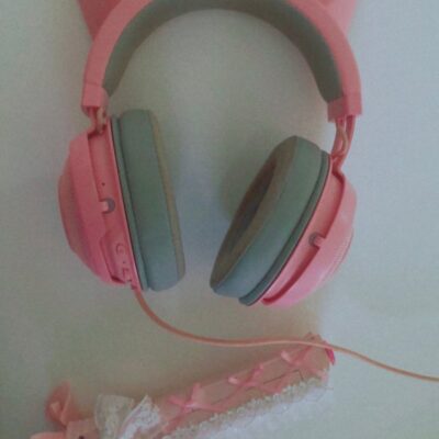 UWU RAZER kraken kitty headset pink rgb