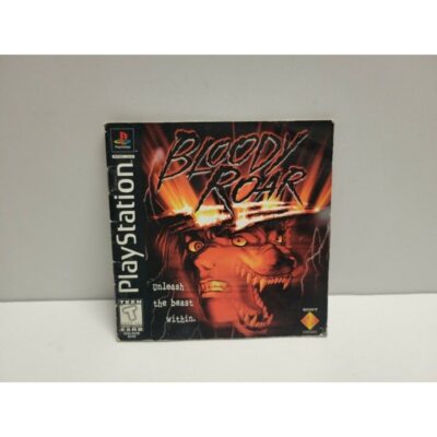 Bloody Roar PS1 Manual Only (Sony Playstation 1)