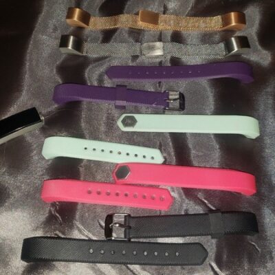 Fitbit alta band lot and fitbit for parts