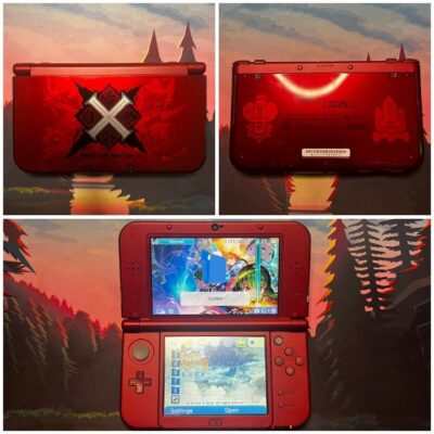 New Nintendo 3DS LL Monster HXH X  (Case/Screen protector/Clear Shell/Hand Grip)