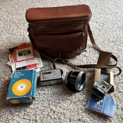 Vintage camera accessories lot (No camera)