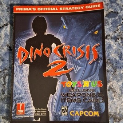 Dino Crisis 2 Strategy Guide Toys R us Exclusive Book Very Rare