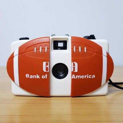 Bank of America 35mm Point and Shoot Camera BoFA Promo Vintage Football Sports