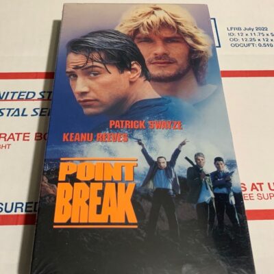 Point Break 1991 Fox VHS Factory Sealed First Print Keanu Reeves Patrick Swayze