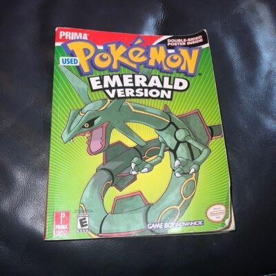 Pokemon Emerald Version Prima Official Game Guide Nintendo GBA *NO POSTER*