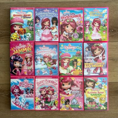 12 Strawberry Shortcake DVD Movies Bundle