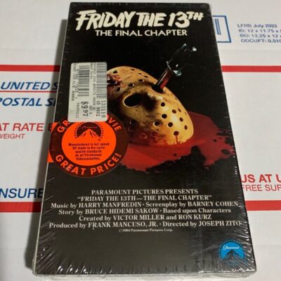 1984 Friday The 13th Final Chapter, Paramount Watermarks SEALED NEW