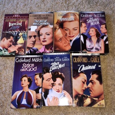 Joan Crawford VHS lot rare vintage like new