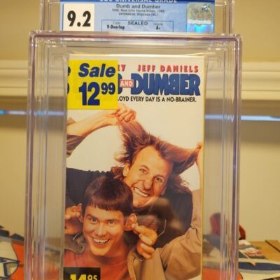 Dumb and dumber vhs cgc graded 9.2