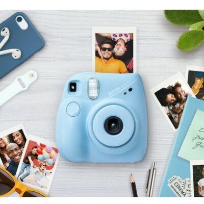 INSTAX mini 7+ bundle – Light blue