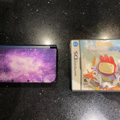 New Nintendo 3DS XL Galaxy w/ Super Scribblenauts for Nintendo DS