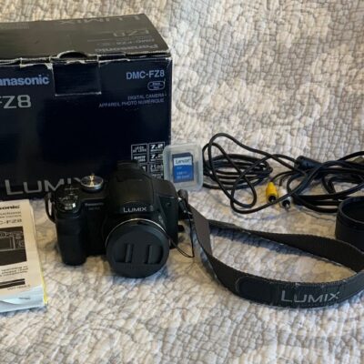 Panasonic LUMIX DMC-FZ8 7.2MP Digital Camera – Black