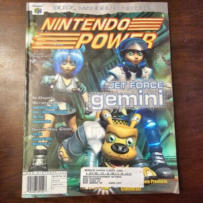 Nintendo Power Magazine Volume 124 Jet Force Gemini with Pikachu Card