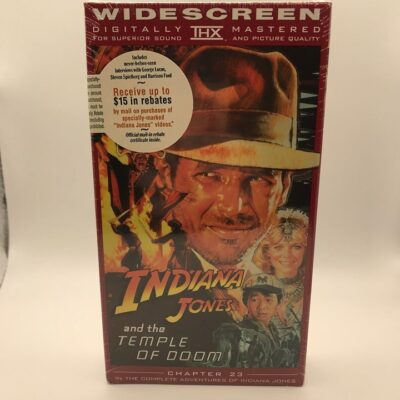 Indiana Jones and the temple of doom VHS Sealed, Brand NEW, Never opened