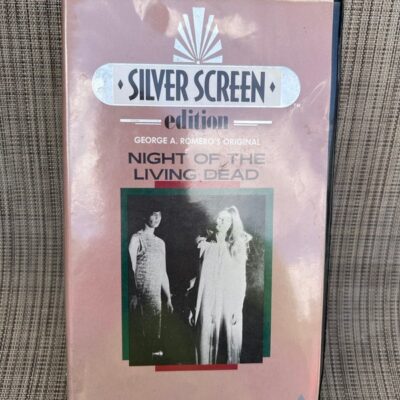 Night of the Living Dead (VHS, 1985) Silver Screen Edition w/Trivia Booklet RARE