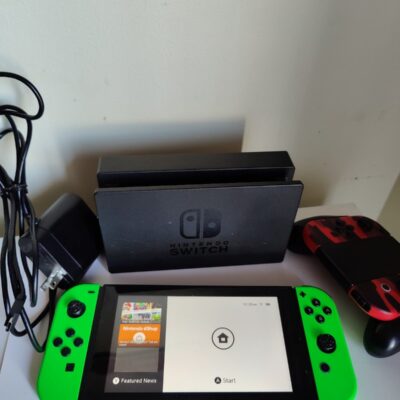 Nintendo Switch with 128GB Micro SD Card Bundle Working Read Description