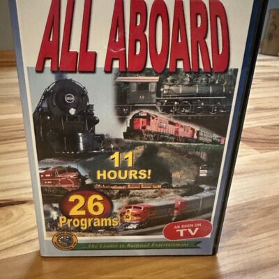 All Aboard 2004 Green Frog Prod DVD 11 Hours 26 Programs Railroad Trains