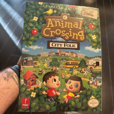 Animal Crossing: City Folk : Prima Official Game Strategy  Guide w/ Poster Rare