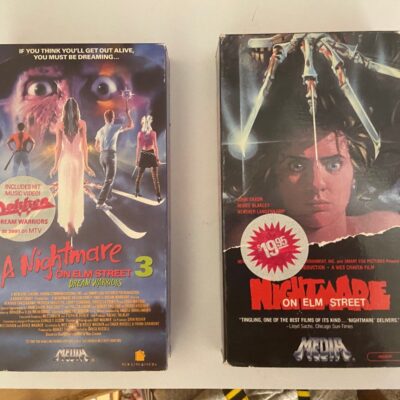 Vintage nightmare on elm street vhs