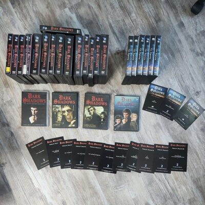 Dark Shadows Series DVD HUGE LOT Beginning Revival Movies Collection Extra Cards