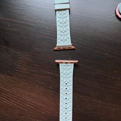 Coach Teal Rubber 38/40/41mm Apple Watch Band