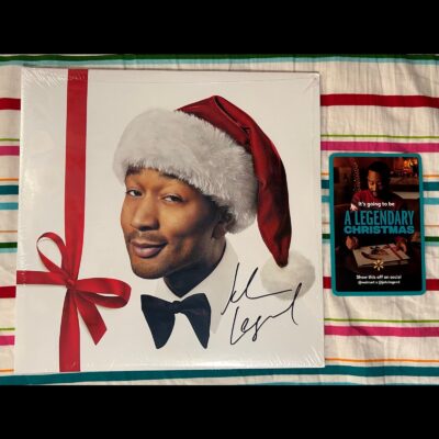 Signed John Legend A Legendary Christmas Vinyl Record (Sealed) + Card