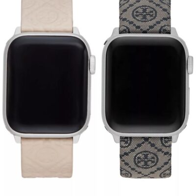 Tory Burch Apple Watch Bands, Leather/Jacquard