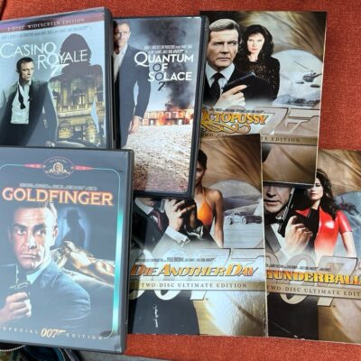 6 James Bond DVD’s