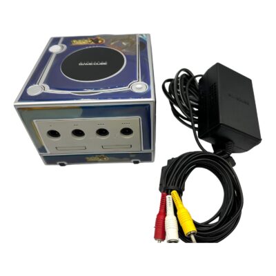 Gamecube Console Pokemon XD Skin Platinum Nintendo Gamecube Tested