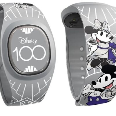 NEW Disney Parks MagicBand + Plus Disney 100 Platinum Celebration Unlinked