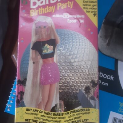 Vintage barbie  birthday party vhs tape