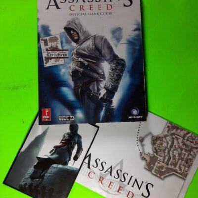 Authentic Assassins Creed Official Prima Strategy Game Guide + Poster + Picture