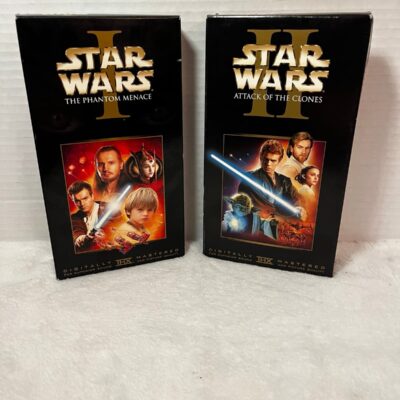 Star Wars “The Phantom Menace” VHS Bundle 1 & 2