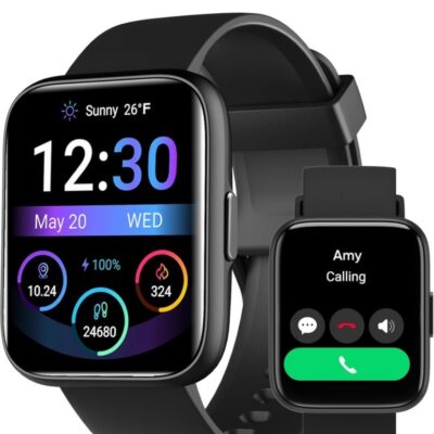 Smart Watch for Men Women – Answer/Make Calls/Quick Text Reply/AI Control, 1.83″
